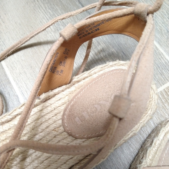 Coach Blush Lace up Espadrille - Picture 9 of 13